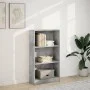 Engineered wood shelf in concrete gray, 60x24x109 cm by , Bookcases and shelves - Ref: Foro24-857806, Price: 46,67 €, Discoun...