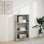 Regal aus grauem Betonholz 60x24x109 cm von , Bücherregale und Regale - Ref: Foro24-857806, Preis: 42,11 €, Rabatt: %