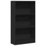 Engineered wood black shelf 60x24x109 cm by , Bookcases and shelves - Ref: Foro24-857804, Price: 43,50 €, Discount: %