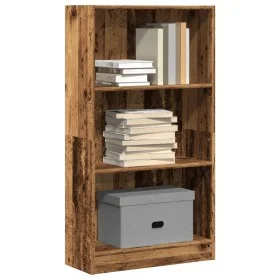 Regal aus Holzwerkstoff in verwitterter Farbe, 60x24x109 cm. von , Bücherregale und Regale - Ref: Foro24-857810, Preis: 47,00...