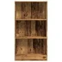 Engineered wood bookshelf in aged color, 60x24x109 cm by , Bookcases and shelves - Ref: Foro24-857810, Price: 47,00 €, Discou...