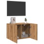 Handgefertigtes Eichen-TV-Wandregal 60x30x41 cm von , Schränke und Lagerung - Ref: Foro24-857664, Preis: 35,43 €, Rabatt: %