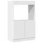 Hoher Schrank aus weißem Ingenieurholz 63x33x100 cm von , Bücherregale und Regale - Ref: Foro24-855097, Preis: 61,90 €, Rabat...