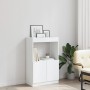 Hoher Schrank aus weißem Ingenieurholz 63x33x100 cm von , Bücherregale und Regale - Ref: Foro24-855097, Preis: 61,90 €, Rabat...