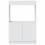 Hoher Schrank aus weißem Ingenieurholz 63x33x100 cm von , Bücherregale und Regale - Ref: Foro24-855097, Preis: 61,90 €, Rabat...