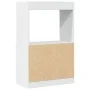 Tall white engineered wood sideboard 63x33x100 cm by , Bookcases and shelves - Ref: Foro24-855097, Price: 61,01 €, Discount: %