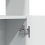 Hoher Schrank aus weißem Ingenieurholz 63x33x100 cm von , Bücherregale und Regale - Ref: Foro24-855097, Preis: 61,90 €, Rabat...