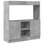Engineered wood sideboard in concrete grey, 92x33x100 cm by , Bookcases and shelves - Ref: Foro24-855127, Price: 78,64 €, Dis...