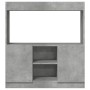 Ingenieurholz-Sideboard in Betongrau 92x33x100 cm von , Bücherregale und Regale - Ref: Foro24-855127, Preis: 78,64 €, Rabatt: %