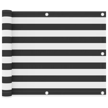 Balkonmarkise Oxford Stoff Anthrazitgrau und Weiß 75x500 cm von vidaXL, Sonnenschirme - Ref: Foro24-134878, Preis: 17,11 €, R...