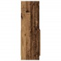 Aparador de madera de ingeniería madera envejecida 92x33x100 cm de , Librerías y estanterías - Ref: Foro24-855131, Precio: 69...