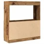 Engineered wood aged wood sideboard 92x33x100 cm by , Bookcases and shelves - Ref: Foro24-855131, Price: 69,03 €, Discount: %