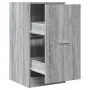 Medicine cabinet made of gray Sonoma wood engineering, measuring 40x41x77.5 cm. by , Lockers and storage cabinets - Ref: Foro...
