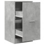 Medizinschrank aus Holz mit grauem Beton-Look, 40x41x77,5 cm. von , Schließfächer und Lagerschränke - Ref: Foro24-855190, Pre...