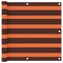 Toldo para balcón tela oxford naranja y marrón 90x500 cm by vidaXL, Umbrellas - Ref: Foro24-134930, Price: 19,40 €, Discount: %