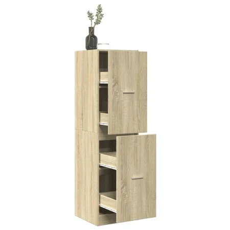 Engineered wood black medicine cabinet 40x41x144.5 cm by , Lockers and storage cabinets - Ref: Foro24-3309638, Price: 132,17 ...