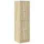 Medizinschrank aus schwarzem Ingenieurholz 40x41x144,5 cm von , Schließfächer und Lagerschränke - Ref: Foro24-3309638, Preis:...