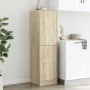 Medizinschrank aus schwarzem Ingenieurholz 40x41x144,5 cm von , Schließfächer und Lagerschränke - Ref: Foro24-3309638, Preis:...