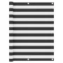 Balkonmarkise aus anthrazitgrauem und weißem Oxford-Stoff, 120 x 600 cm von vidaXL, Sonnenschirme - Ref: Foro24-134887, Preis...