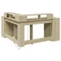 Engineered oak Sonoma wood desk with LED lights, 152x152x91 cm. by , Desks - Ref: Foro24-3309458, Price: 173,41 €, Discount: %