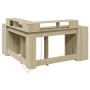 Schreibtisch mit LED-Beleuchtung, Eichenholz Sonoma, 152x152x91 cm. von , Schreibtische - Ref: Foro24-3309458, Preis: 175,98 ...
