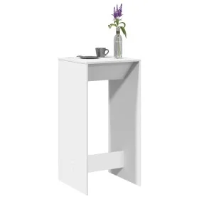 High bar table made of white engineered wood 51x50x103.5 cm by , Kitchen and dining tables - Ref: Foro24-854418, Price: 61,24...