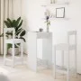 High bar table made of white engineered wood 51x50x103.5 cm by , Kitchen and dining tables - Ref: Foro24-854418, Price: 61,24...