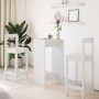 Hoher Barhockertisch aus weißem Ingenieurholz 51x50x103,5 cm von , Küchen- und Esstische - Ref: Foro24-854418, Preis: 62,18 €...