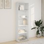 Weißes Regal aus Ingenieurholz 60x30x189 cm von , Bücherregale und Regale - Ref: Foro24-857917, Preis: 88,15 €, Rabatt: %