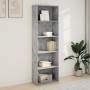 Regal aus grauem Beton-Holzwerkstoff 60x30x189 cm von , Bücherregale und Regale - Ref: Foro24-857920, Preis: 83,03 €, Rabatt: %