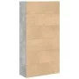 Engineered wood gray concrete shelf 80x30x152 cm by , Bookcases and shelves - Ref: Foro24-857943, Price: 62,29 €, Discount: %