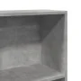 Engineered wood gray concrete shelf 80x30x152 cm by , Bookcases and shelves - Ref: Foro24-857943, Price: 62,29 €, Discount: %