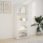 White engineered wood shelf 60x30x152 cm by , Bookcases and shelves - Ref: Foro24-857908, Price: 67,71 €, Discount: %
