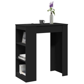 Hohes Regal mit schwarzen Ingenieurholzregalen 95x47x103,5 cm. von , Küchen- und Esstische - Ref: Foro24-854383, Preis: 102,9...