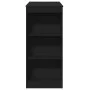 Tall table with black engineered wood shelves 95x47x103.5 cm by , Kitchen and dining tables - Ref: Foro24-854383, Price: 101,...