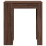 Tall bar table with oak brown shelves 95x47x103.5 cm by , Kitchen and dining tables - Ref: Foro24-854388, Price: 84,75 €, Dis...