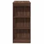 Tall bar table with oak brown shelves 95x47x103.5 cm by , Kitchen and dining tables - Ref: Foro24-854388, Price: 84,75 €, Dis...