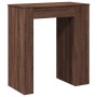 Hoher Bartisch mit Eichenregalen, braun, 95x47x103,5 cm. von , Küchen- und Esstische - Ref: Foro24-854388, Preis: 86,03 €, Ra...