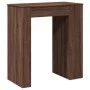 Tall bar table with oak brown shelves 95x47x103.5 cm by , Kitchen and dining tables - Ref: Foro24-854388, Price: 84,75 €, Dis...