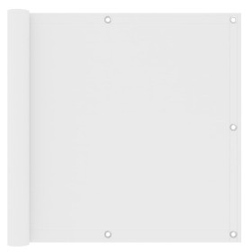 Balkonmarkise aus weißem Oxford-Stoff, 90 x 500 cm von vidaXL, Sonnenschirme - Ref: Foro24-134894, Preis: 25,16 €, Rabatt: %