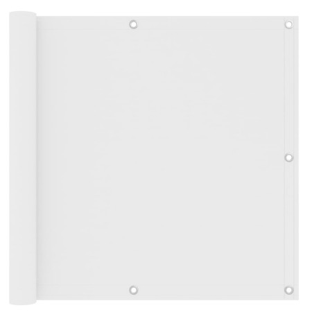 Balkonmarkise aus weißem Oxford-Stoff, 90 x 500 cm von vidaXL, Sonnenschirme - Ref: Foro24-134894, Preis: 25,16 €, Rabatt: %