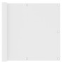 Balkonmarkise aus weißem Oxford-Stoff, 90 x 500 cm von vidaXL, Sonnenschirme - Ref: Foro24-134894, Preis: 25,16 €, Rabatt: %