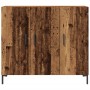 Aged engineered wood sideboard 90x34x80 cm by , Sideboards - Ref: Foro24-857314, Price: 93,25 €, Discount: %