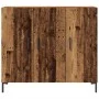 Aged engineered wood sideboard 90x34x80 cm by , Sideboards - Ref: Foro24-857314, Price: 91,94 €, Discount: %