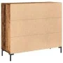 Aged engineered wood sideboard 90x34x80 cm by , Sideboards - Ref: Foro24-857314, Price: 91,94 €, Discount: %