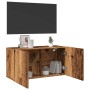 TV-Wandmöbel aus gealtertem Holz 80x30x41 cm von , Schränke und Lagerung - Ref: Foro24-857666, Preis: 40,31 €, Rabatt: %