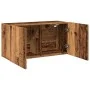 Mueble de TV de pared madera envejecida 80x30x41 cm de , Armarios y almacenamiento - Ref: Foro24-857666, Precio: 39,83 €, Des...