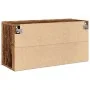 Mueble de TV de pared madera envejecida 80x30x41 cm de , Armarios y almacenamiento - Ref: Foro24-857666, Precio: 39,83 €, Des...
