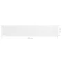 Toldo para balcón tela oxford blanco 90x500 cm de vidaXL, Sombrillas - Ref: Foro24-134894, Precio: 25,16 €, Descuento: %