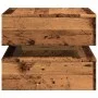 Mesa de centro con luces LED madera envejecida 50x50x40 cm de , Mesas de centro - Ref: Foro24-857716, Precio: 70,65 €, Descue...